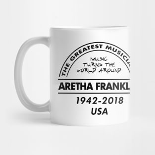 Aretha Franklin 2/4/26 USA 1942 2018 Music D5092 Mug